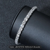 Luxury Shiny Rhinestone, Stretch Hand Jewelry  for men and woman