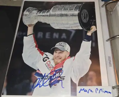 Lars Eller signed 8x10 photos Capitals Canadiens Hockey, View more