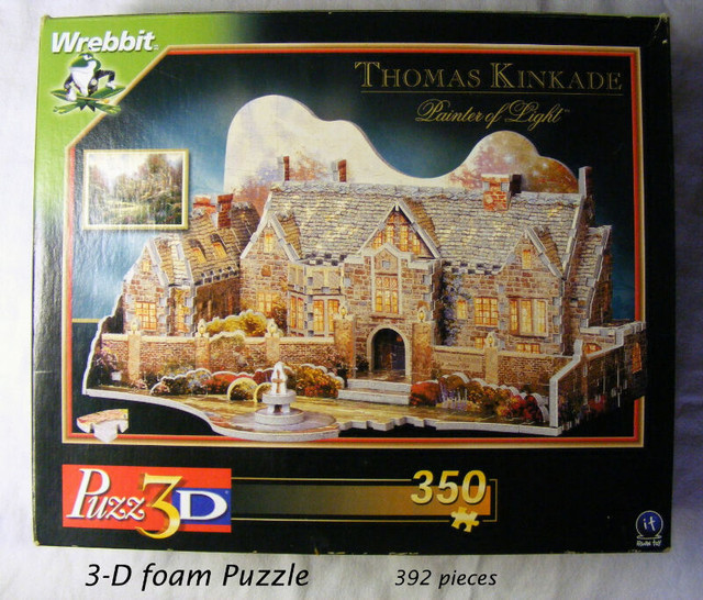 3-D Puzzle, Gardens Beyond Spring Gate, 392-1 pieces, like new in Toys & Games in City of Toronto - Image 3