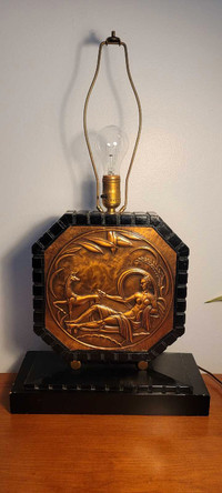 Albert Gilles art Deco lamp Lampe Art déco oeuvre