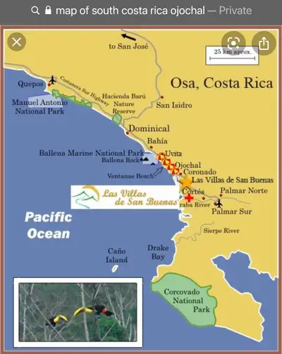 Land for sale, nestled in the South Pacific region of Costa Rica, surrounded by nature, abundant bio...