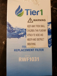 2 pack Tier1 WF2CB replacement fridge water filters.
