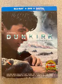 New sealed Bluray Dunkirk Christopher Nolan war movie