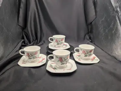 Mikasa Silk Flowers Teacup Set of 4, View more