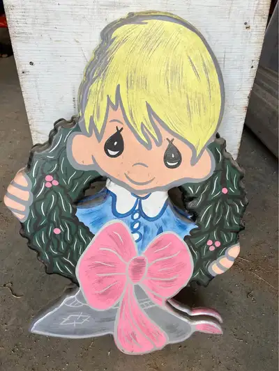 Child Painted Wreath, View more