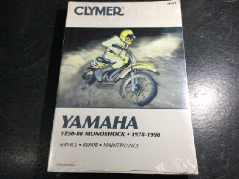 Used, 1978-1990 Yamaha YZ50 YZ60 YZ80 Monoshock Manual YZ80F YZ80E for sale  