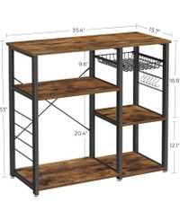 Kitchen utility storage shelf 