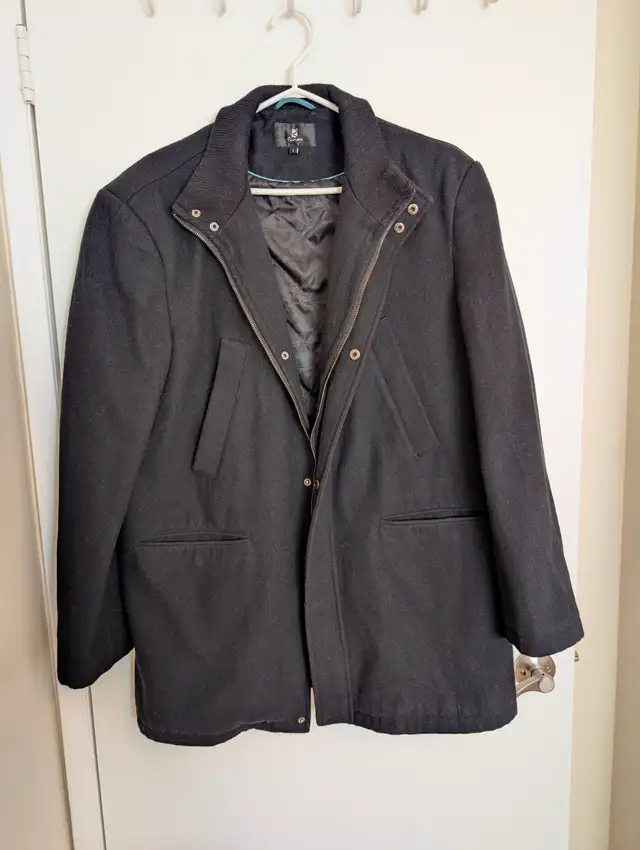 Men's Fabric Winter Jacket Size Large in Men's in Edmonton - Image 3