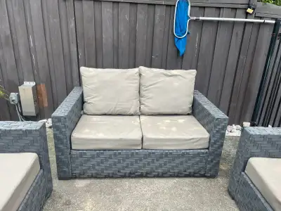 patio set- love seat- 2 chairs- table , View more
