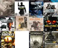 PS3 FPS Games (prices in description)