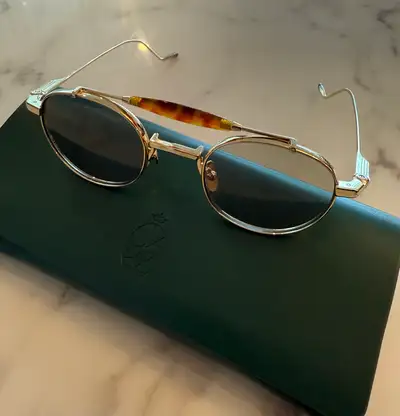 Men’s sunglasses with case and box, View more