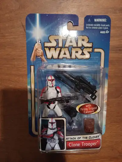 Clone Trooper Starwars Attack of the Clones  US Card MOC 2002, View more