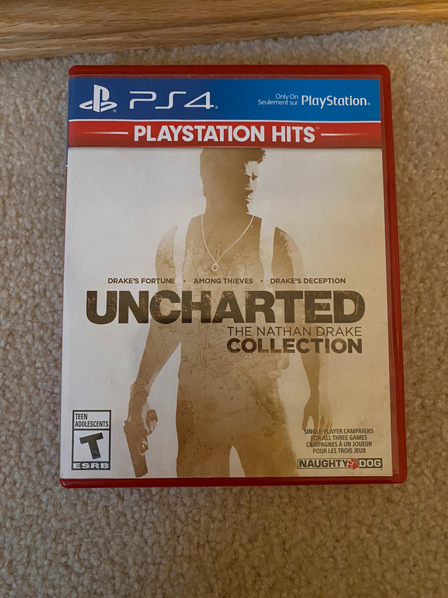 Uncharted collection  in Sony Playstation 4 in Saskatoon