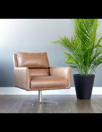 Accent Leather Chair