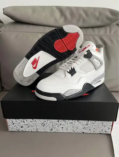 Jordan 4 Retro White Cement , View more