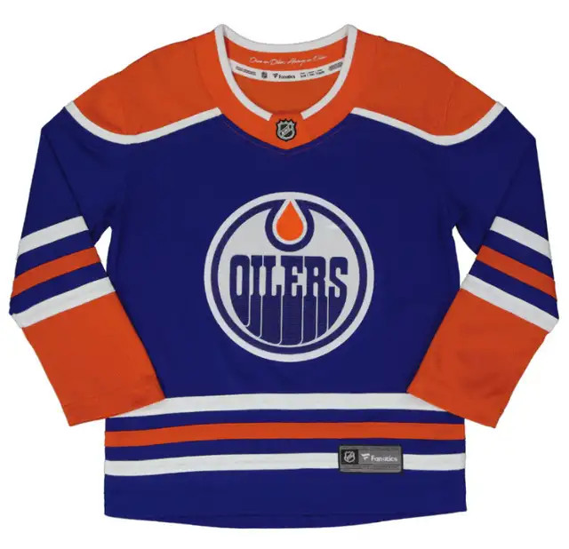 BRAND NEW Jr/Youth Kids'Edmonton Oilers size (L/XL)(Royal Blue) in Kids & Youth in Edmonton - Image 3