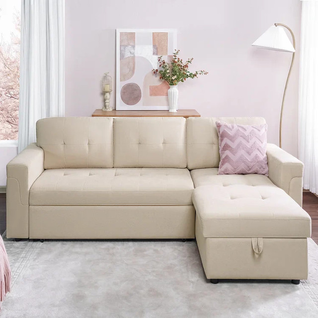 Huge Sale On New Sectional Sofa Bed with Storage Chaise in Couches & Futons in City of Toronto - Image 2