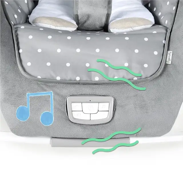 2-in-1 Lightweight Infant to Toddler Rocker and Baby Bouncer in Playpens, Swings & Saucers in Kitchener / Waterloo - Image 7