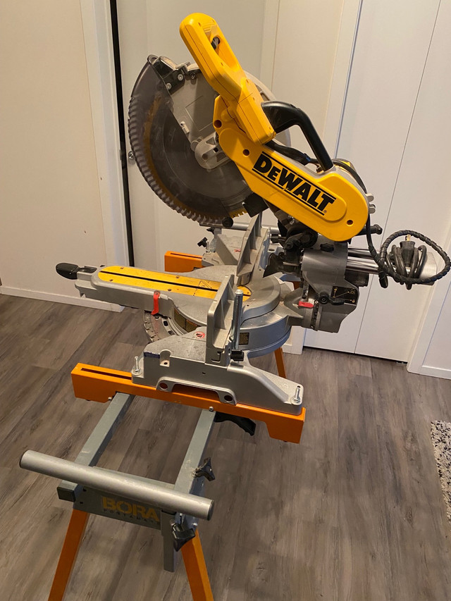 Dewalt chop saw + stand. Power Tools Calgary Kijiji