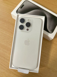 Apple iPhone 15 Pro Max - 512GB - White Titanium (Unlocked)
