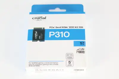 New CRUCIAL P310 1TB PCIe Gen4 2230 NVMe M.2 Internal SSD, View more