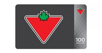 $110 Canadian Tire gift card. $50