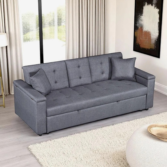 Sale On New Sleeper Sofa Bed With Smart Storage Comfort in Couches & Futons in London - Image 2