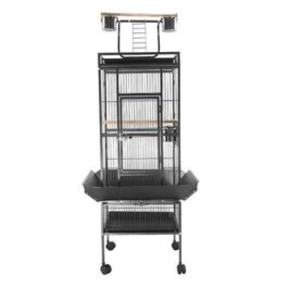 61'' Bird Cage, Bird Flight Cages with Rolling Stand in Birds for Rehoming in Calgary - Image 4