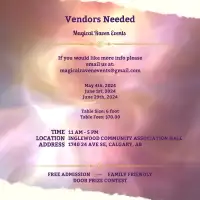 Looking for Vendors for Market
