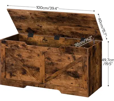 HOOBRO Storage Chest Toy Box Organizer, View more
