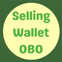 wallet for sale, make an offer plz
