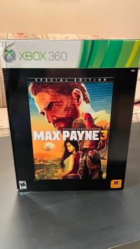 Max Payne 3 special edition édition collector Xbox 360