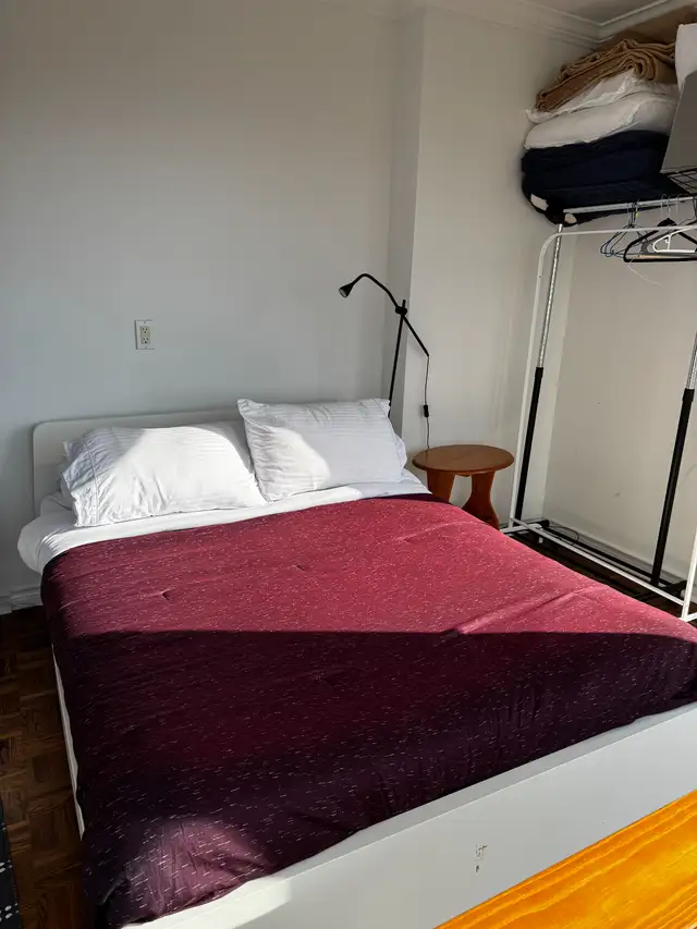 IKEA MALM Full Bed Frame (White) – Great Condition, $10064601013901313120