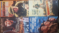 Westerns & films de guerre VINTAGE sur cassettes VHS