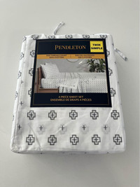 NEW PENDLETON 100% Cotton Sheet Sets - TWIN