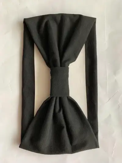 ✨ Black band. Soft stretchy microfiber, 19"x 5.25"(pre-stretch). Great on its own or as a base for d...