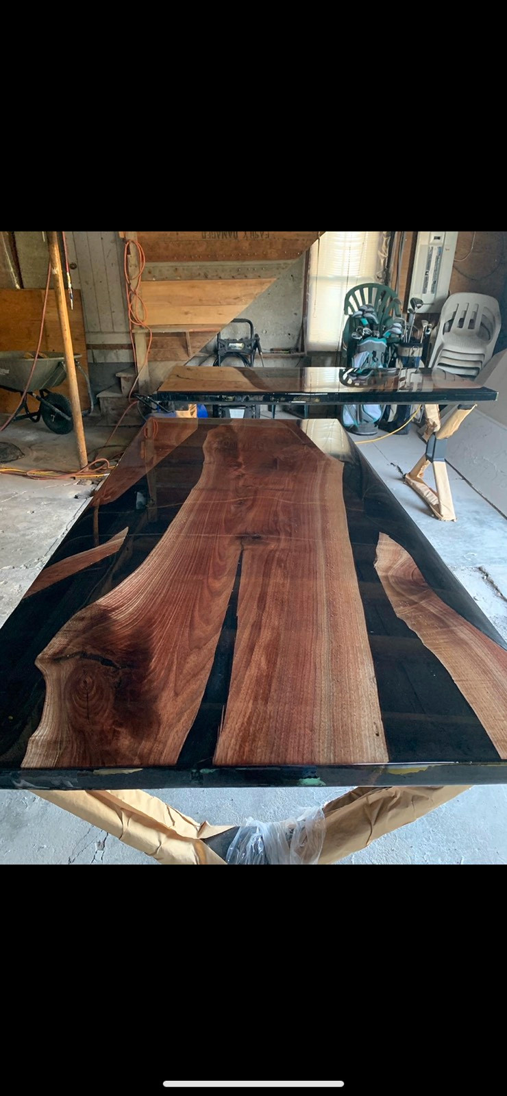 Custom live edge and epoxy table Dining Tables & Sets Stratford