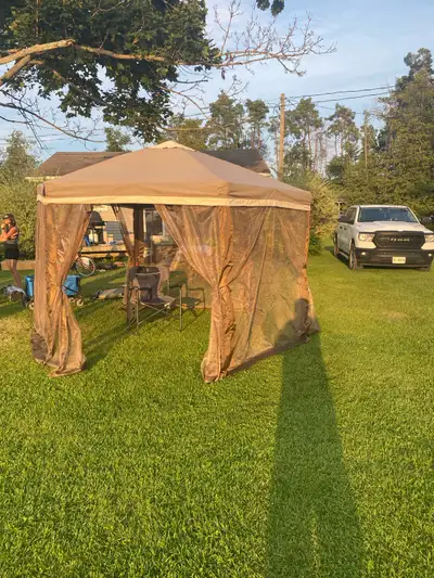COOSHADE Pop Up Gazebo 6 Sided Screened Canopy Tent, View more
