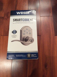 Weiser SMARTCODE 5 Lever Electronic Lock, Keyless Entry