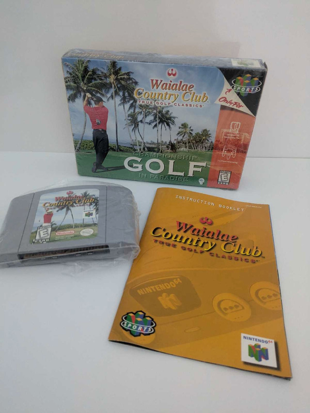 Waialae Golf Nintendo N64 CIB dans Consoles classiques  à Ville de Montréal
