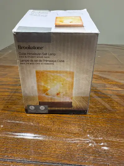 Brookstone Himalayan Salt Lamp Cube, View more