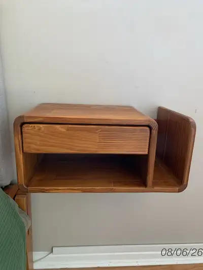 Night Stands - Floating - Real Wood, View more