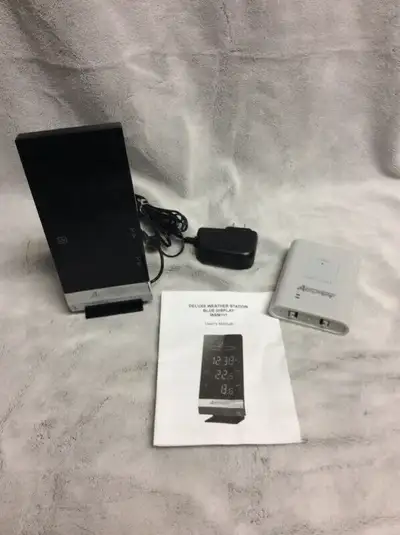 Deluxe Weather Station Blue Display, View more