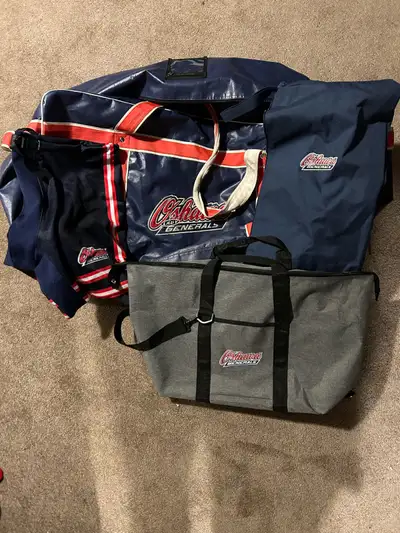 Oshawa Lady Generals large hockey bag, View more