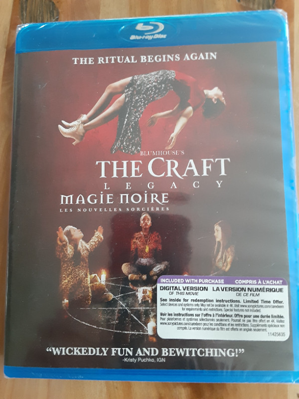 Bluray neuf - The Craft legacy (Magie noire : nouvelles sorcière dans CD, DVD et Blu-ray  à Ouest de l’Île