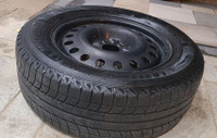 4 Michelin winter tires with rims 225/65/R17 studless