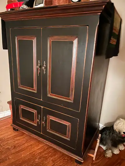 Wood Armoire / TV Cabinet / Wardrobe-Excellent StorageStorage, View more