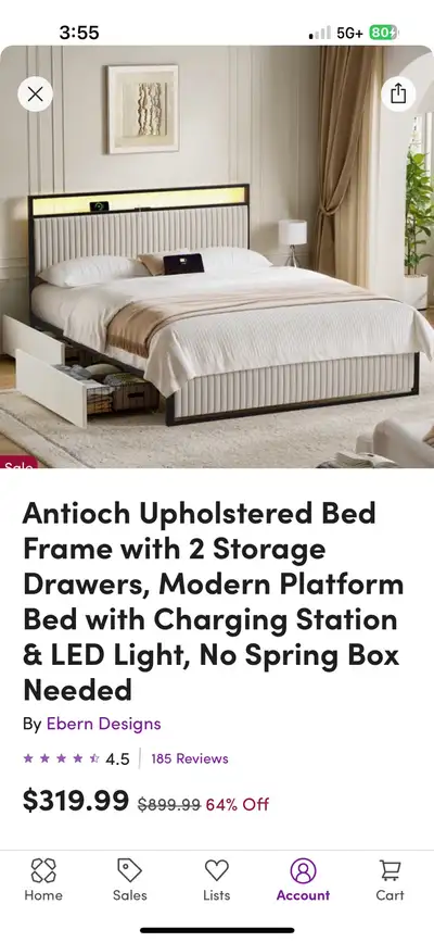 Queen Bed Frame Brand New in Box, View more