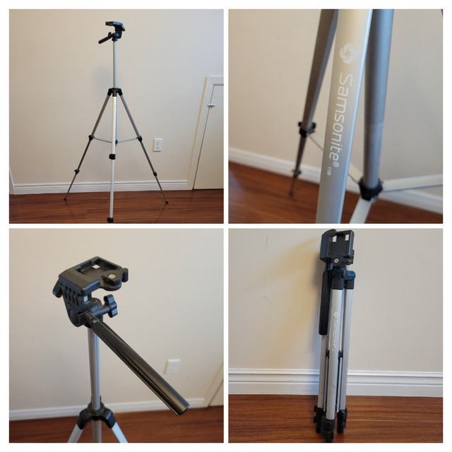 Samsonite Camera Tripod – Photography and Video in Cameras & Camcorders in Cole Harbour - Image 2