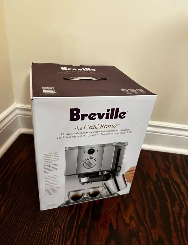 BREVILLE THE CAFE ROMA ESPRESSO MACHINE in Coffee Makers in Mississauga / Peel Region - Image 3